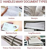 Vista 5 de Canon imageFORMULA R40 Escáner de documentos de oficina Edición para recibos, para PC y Mac, escaneo y extracción de datos a QuickBooks Online