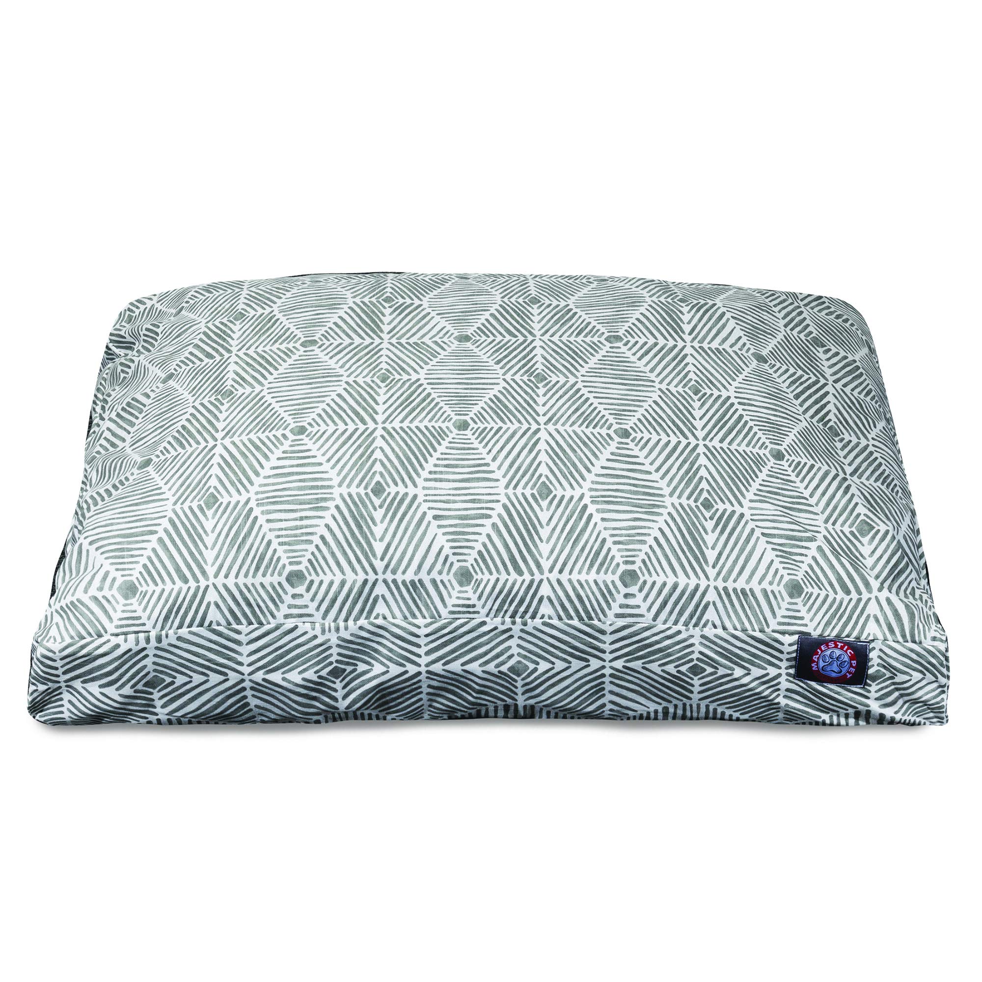 Majestic Pet Charlie Gray Large Rectangle Pet Bed