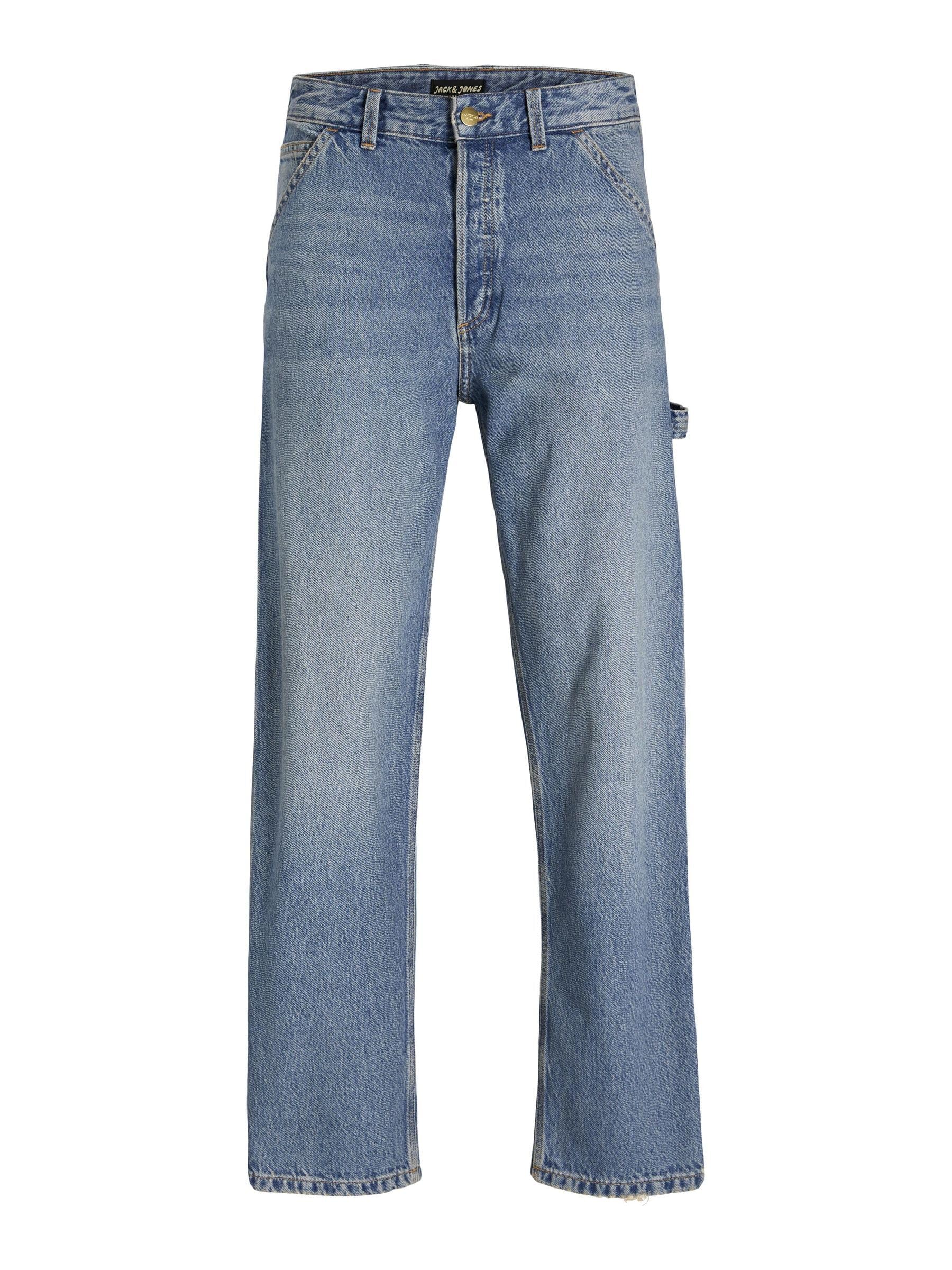JACK & JONES Mens Eddie Carp Blue Denim 33W / 34L