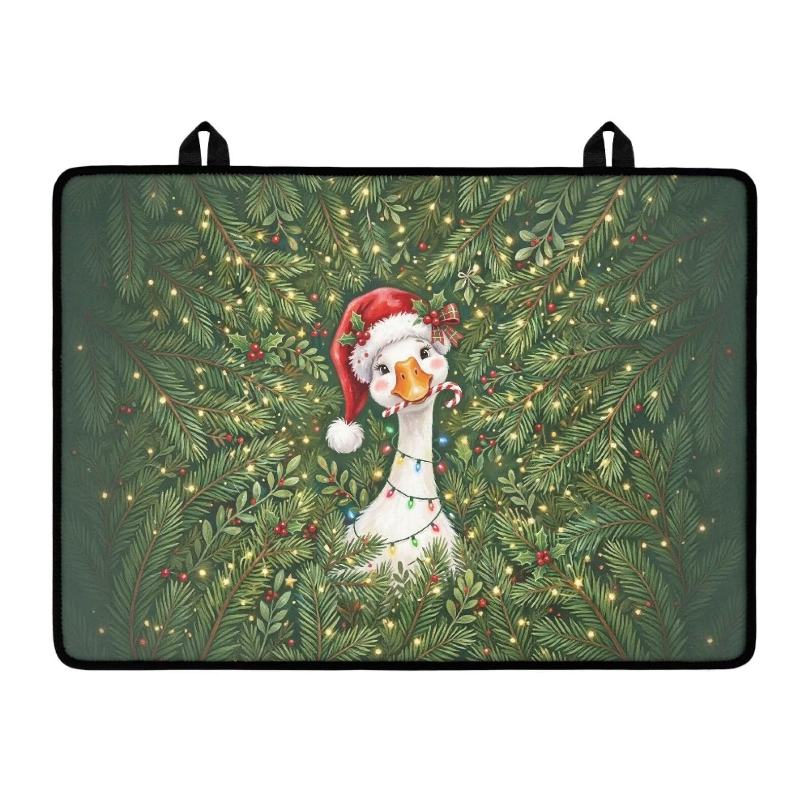Christmas Tree Goose Cover for Electric Stove Xmas Decor