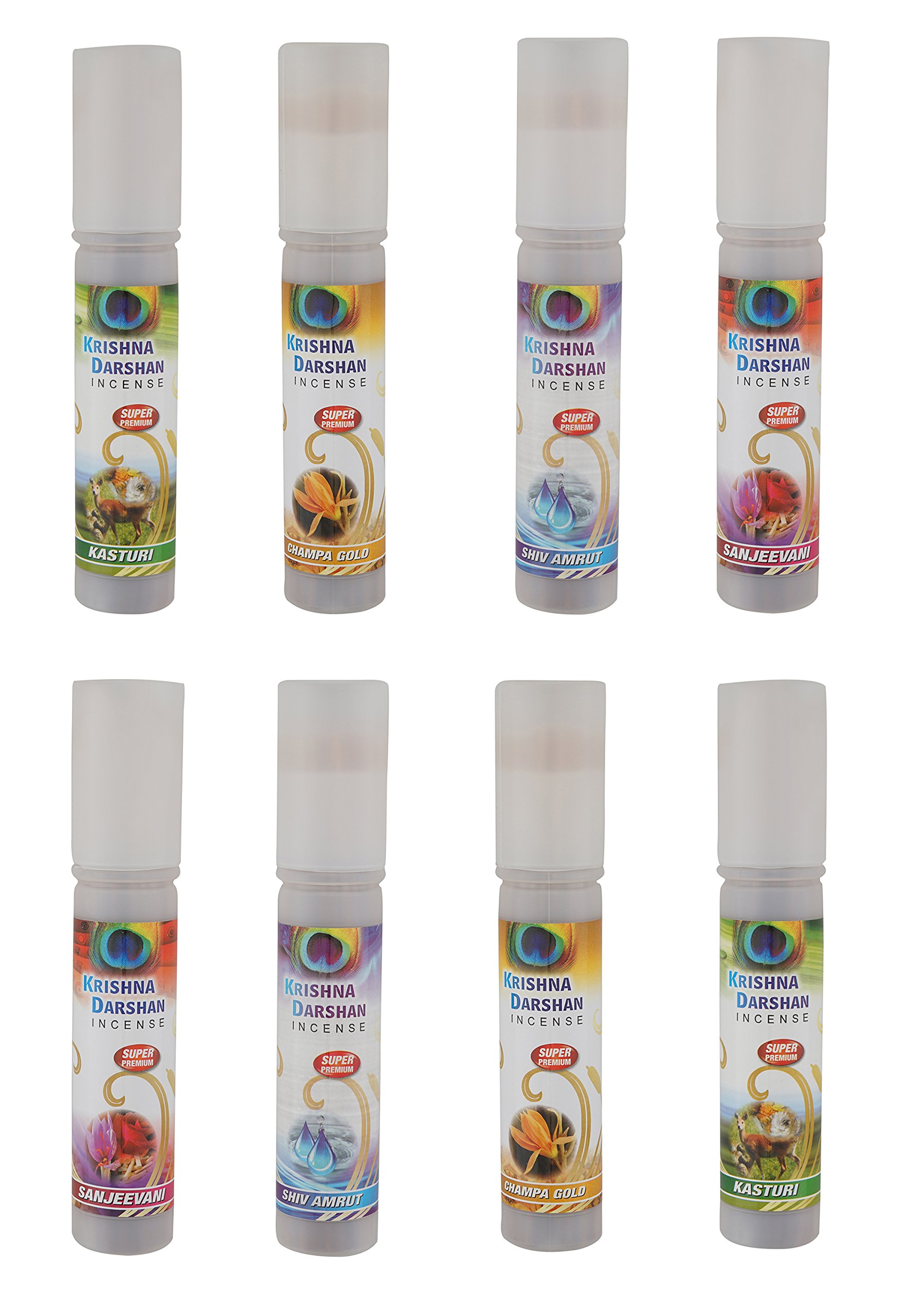 Krishna Darshan Agarbatti - 4 Fragrance Pack -7