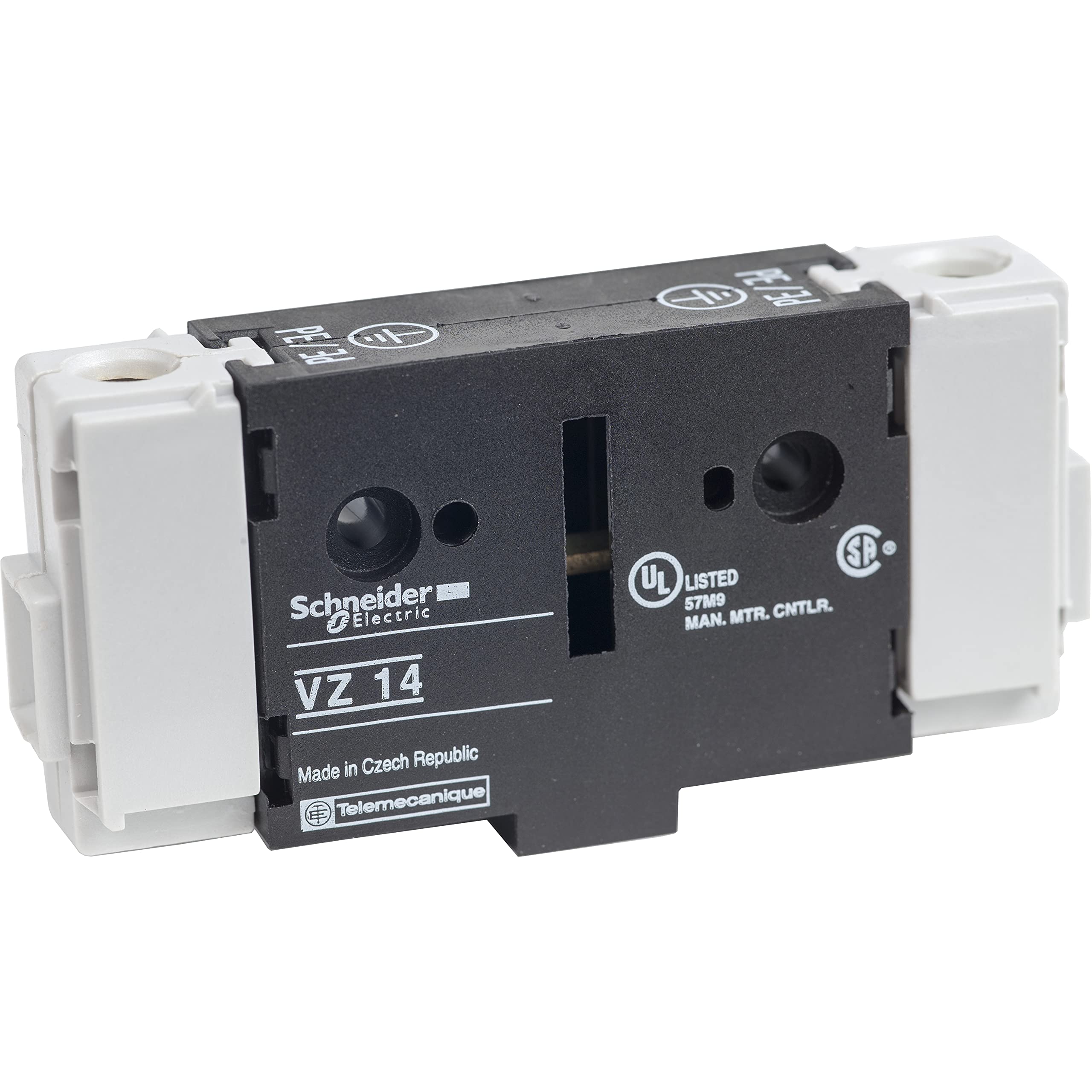 Schneider Electric, TeSys Mini Vario, TeSys VARIO - additional earthing block - 40 A - for V02...V2, VZ14