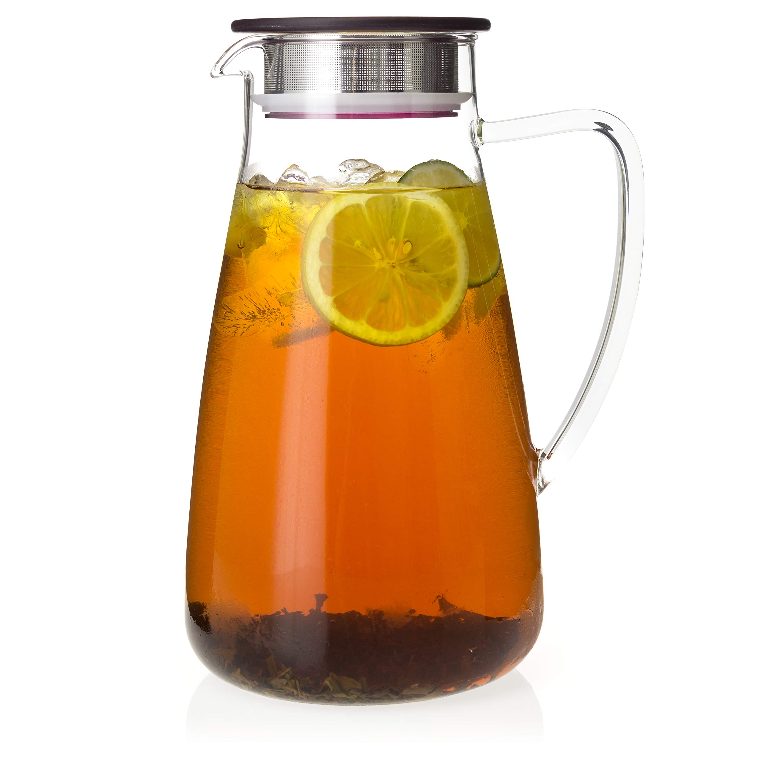 ForLife 838-a-crb Bouteille pichet Thé glacé, verre, Canneberge