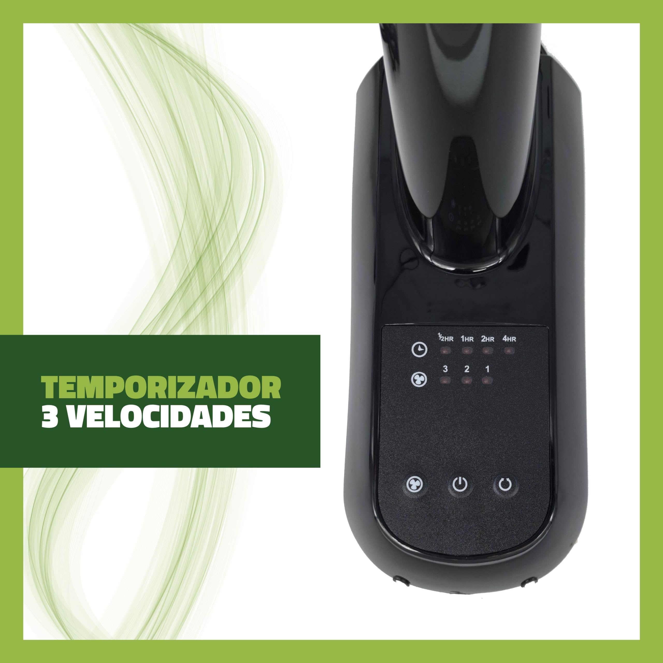 GROWMANIA Ventilateur mural avec télécommande 45 W | Ventilateur puissant et silencieux | 3 vitesses et minuterie | tête oscillante à 90°