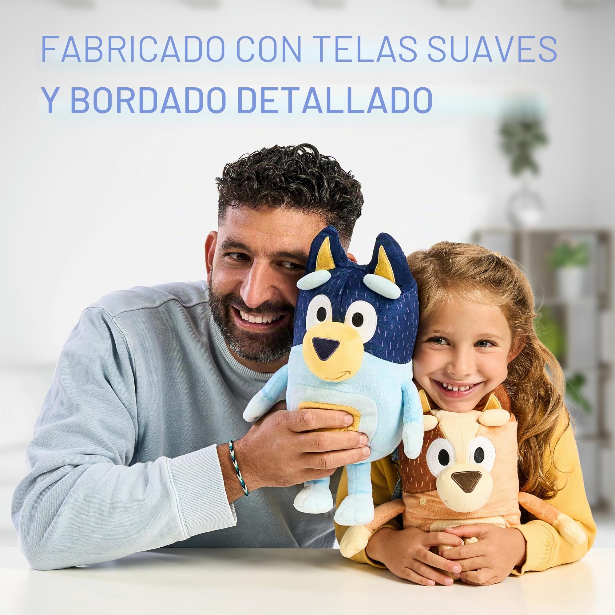 Hikyskin Bluey Heeler Family Plush Set 4 Plush 7-8" Figures | Amazon Exclusive | Personajes de Bluey suaves, Bingo, Bandit y Chilli, peluches de peluche para niños a partir de 3 años