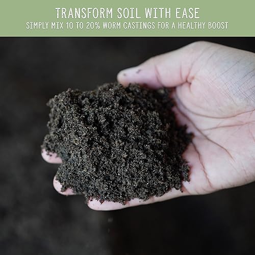 Miniatura 7 de Fundición de gusano orgánico prémium (8 libras) aditivo de suelo natural de 8 cuartos de galón, constructor de suelo y fertilizante