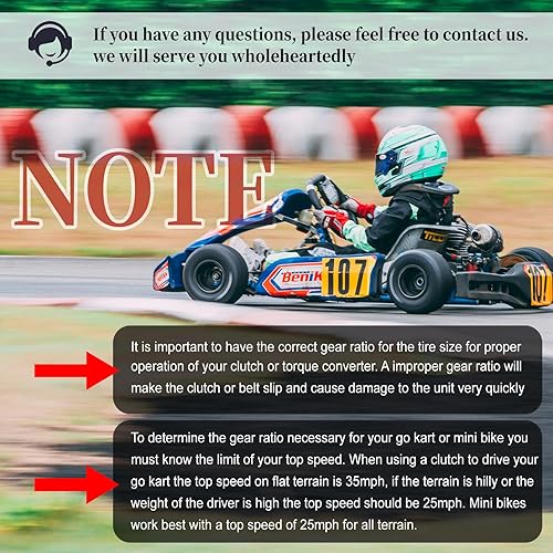 Miniatura 5 de Polea centrífuga de embrague de embrague Go Kart de 3/4 pulgadas compatible con GoKart Mini Bike 1/2" AB Style Belt