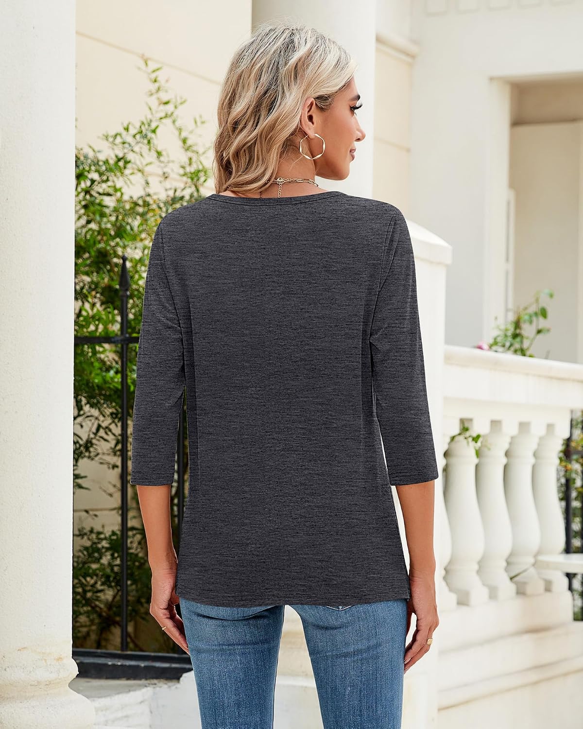 9/mo - Finance Ficerd 3 Pack Women's Ribbed T-Shirts, Cotton Short Sleeve Basic Tees Crewneck Fitted Tops Casual Shirts 2025 Summer Trendy