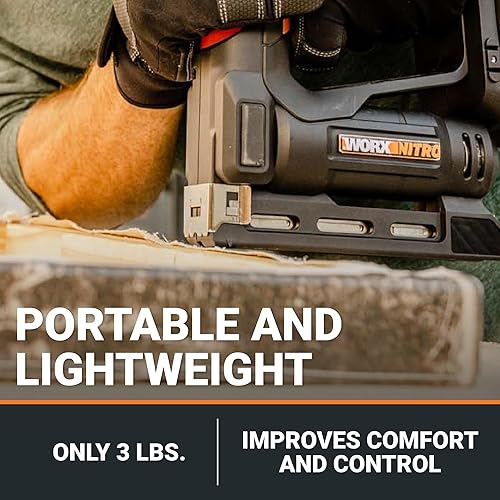 Miniatura 4 de Worx Nitro WX843L 20V Power Share 38" Grapadora de corona inalámbrica