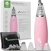 Vista 1 de Microderm GLO GEM Diamond - Herramienta de microdermoabrasión y succión – Removedor de puntos negros Máquina de tratamiento facial avanzado al vacío