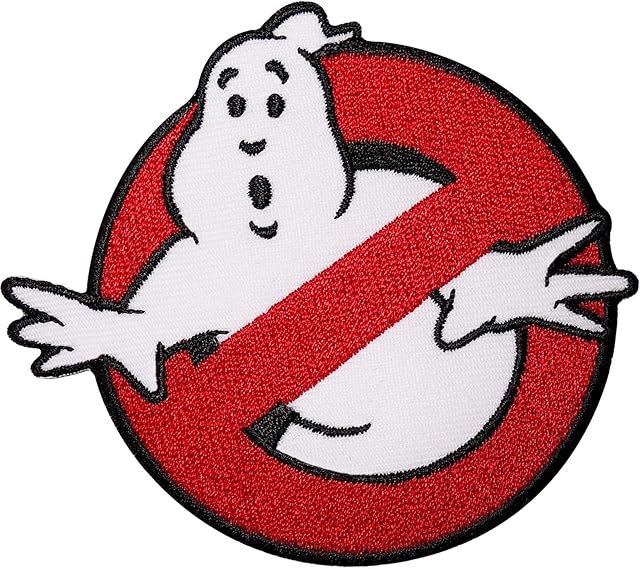 Ghostbusters Embroidered Iron Sew On Patch Fancy Dress Costume T Shirt Bag Badge