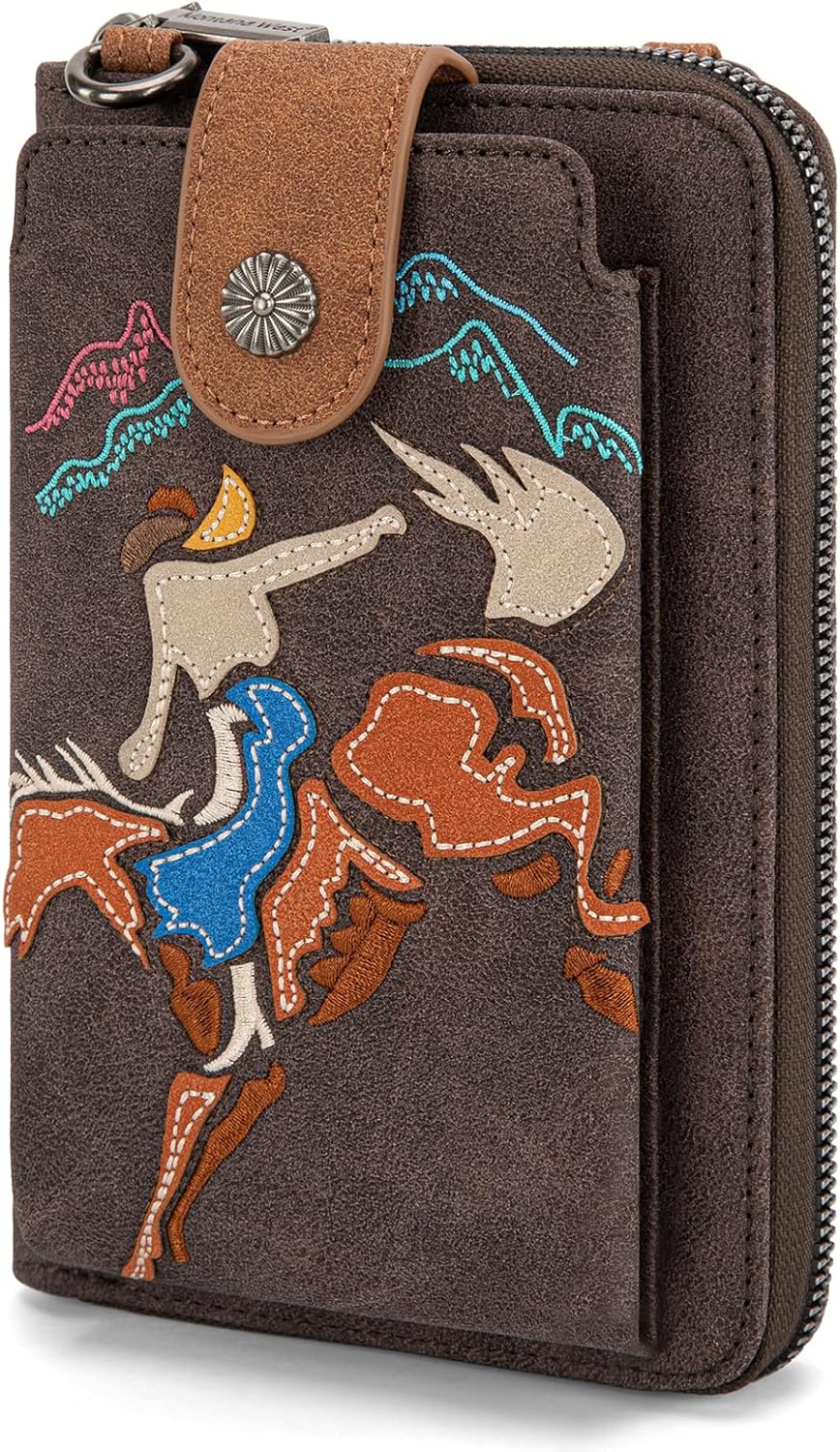 Montana West Small Crossbody Bags for Women Western Handbag with Cash Slots - Image 4