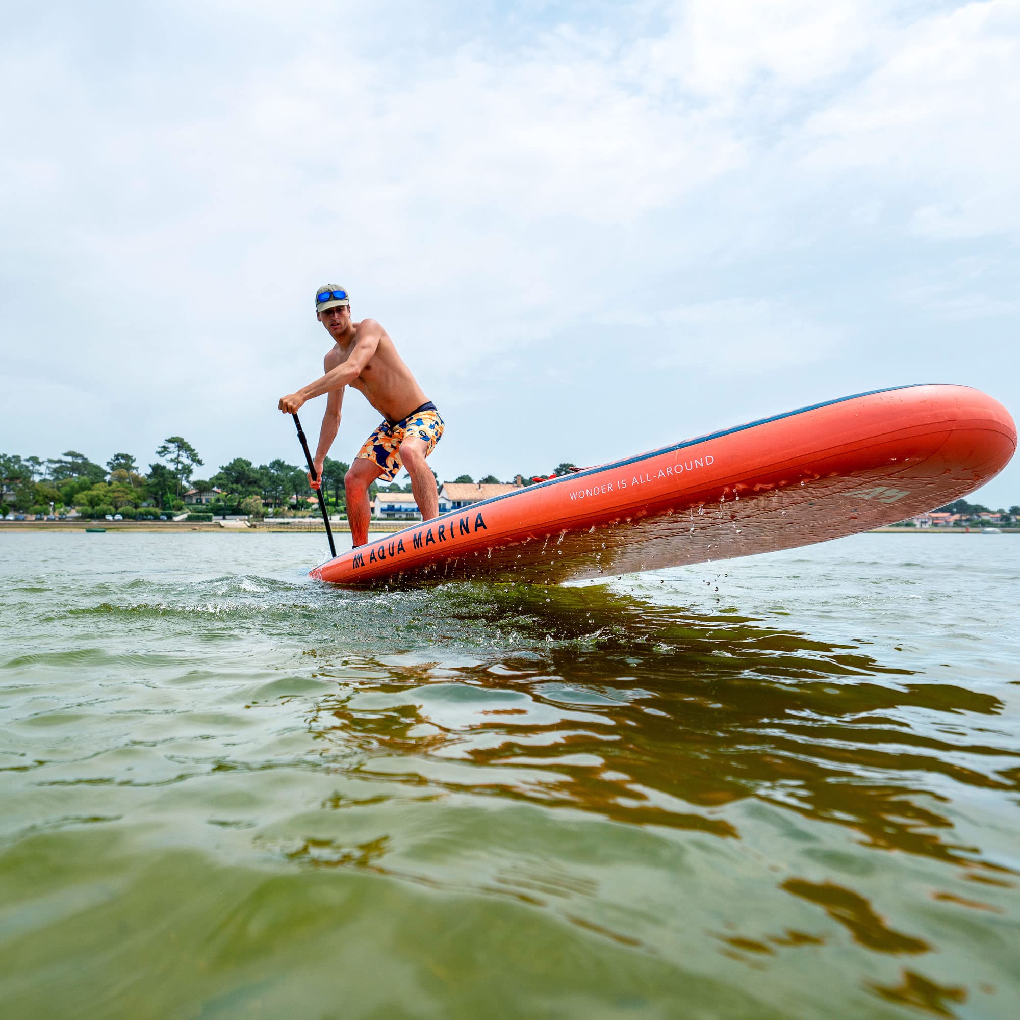 Aqua Marina ATLAS - Tavola gonfiabile per stand up paddle (iSUP), 3,7 m, lunghezza 366 cm