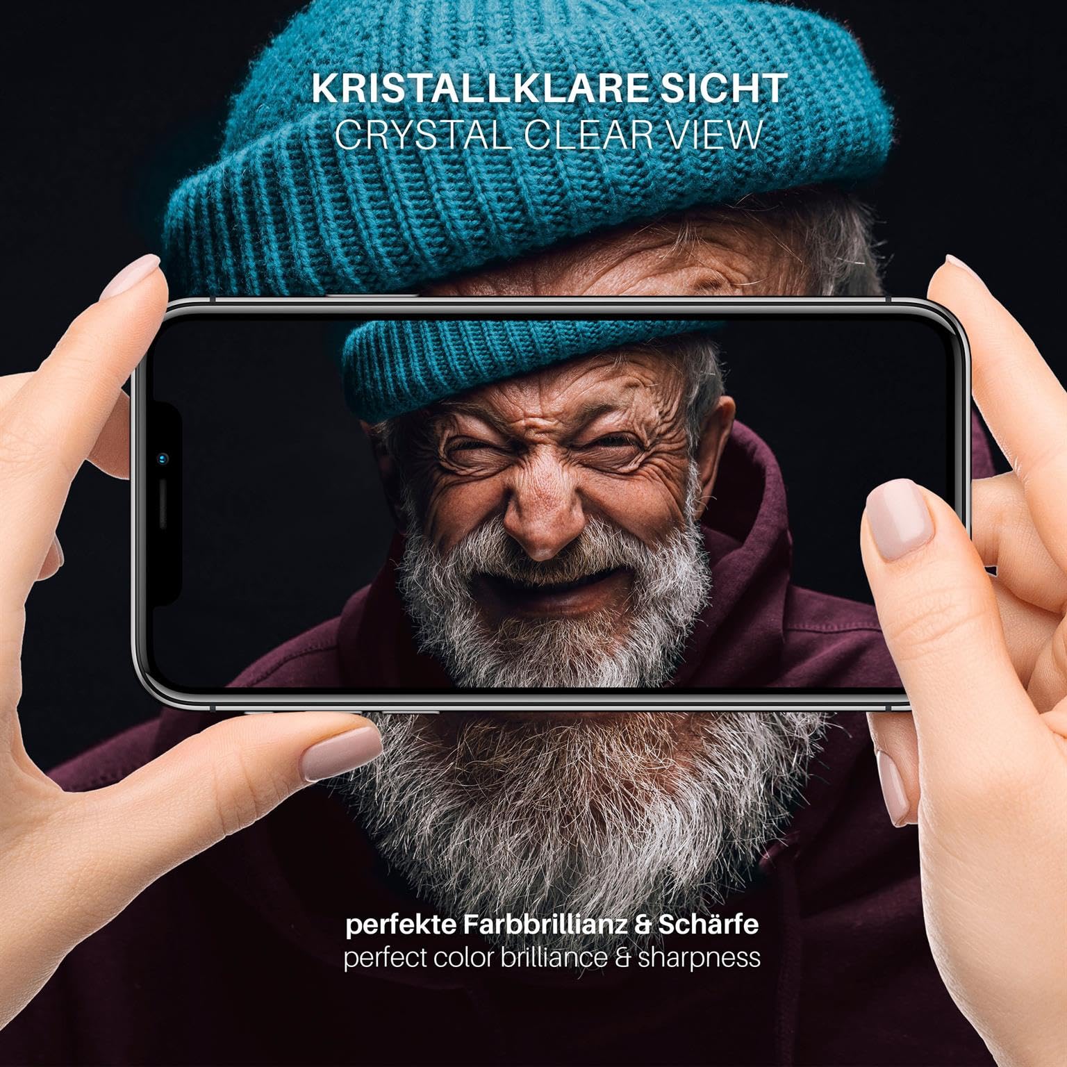 2 Stück Panzerglas-Schutzfolie Für LG K50S – 9H Härte, Kratzfest, Einfach Zu Installieren