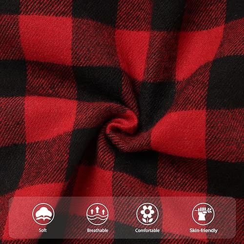 Miniatura 5 de Fuermos Conjunto para niño pequeño - Sudadera y pantalones a cuadros con capucha - Ropa de otoño