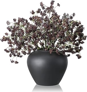 6 Pcs Fall Artificial Soft Plum Sedum Berry Stem Autumn Faux Berry Picks...