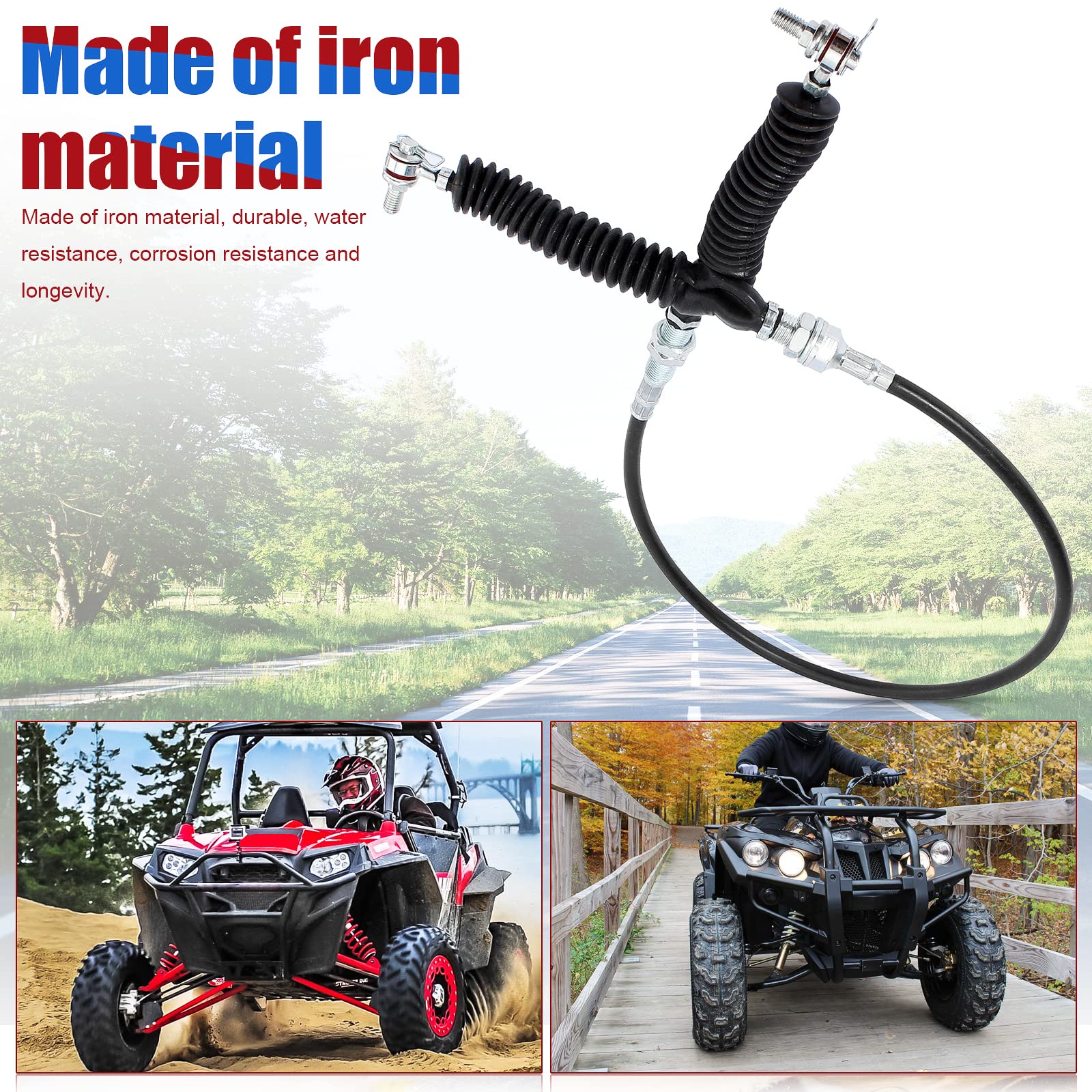 Schaltkontrollkabel kompatibel für Polaris 7081680 7081342 RZR Razor 800 alle Modelle UTV Gear Selector S EFI INTL 2008 2009 2010 2011 2012 2013 2014