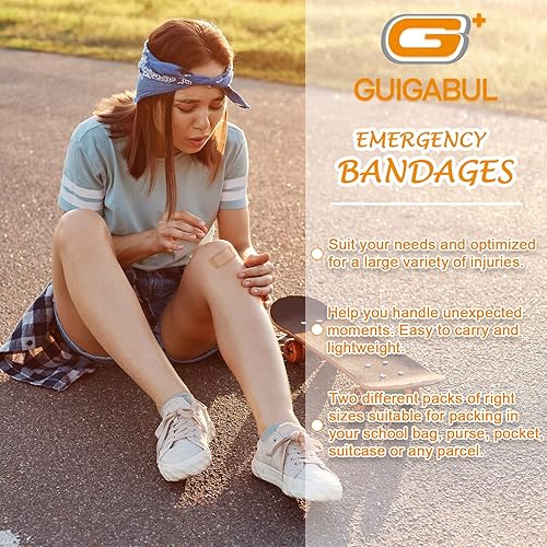 Miniatura 2 de Silicone Adhesive Bandages for Sensitive Fragile Skin Various Sizes - Latex Free Bandaids for Kids and Elderly by G+ GUIGABUL 50 ct (0.75"x3") + 20