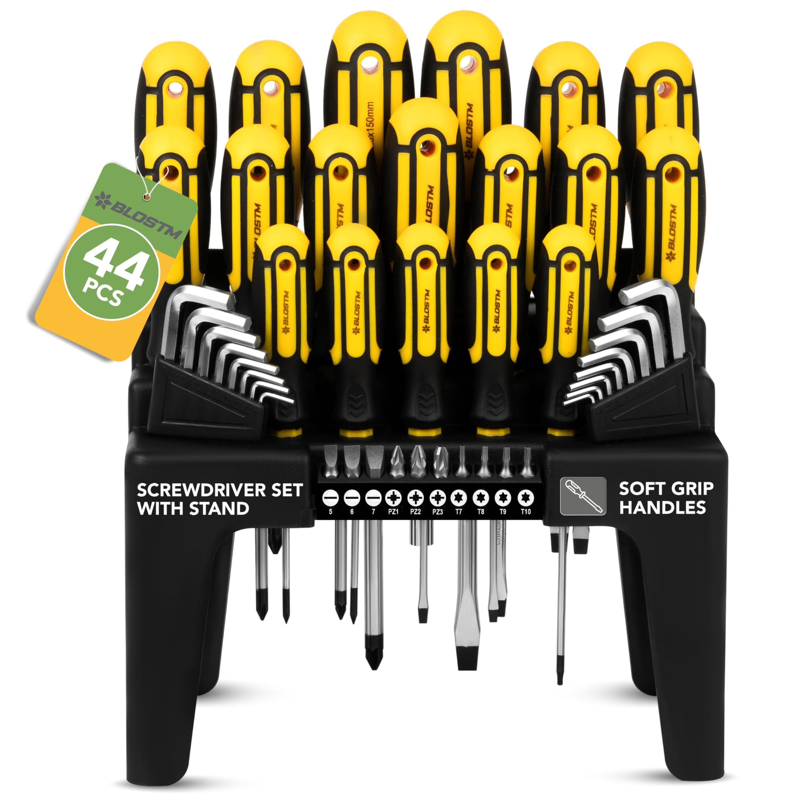 Blostm 44Pc Screwdriver Set With Stand from B&Q