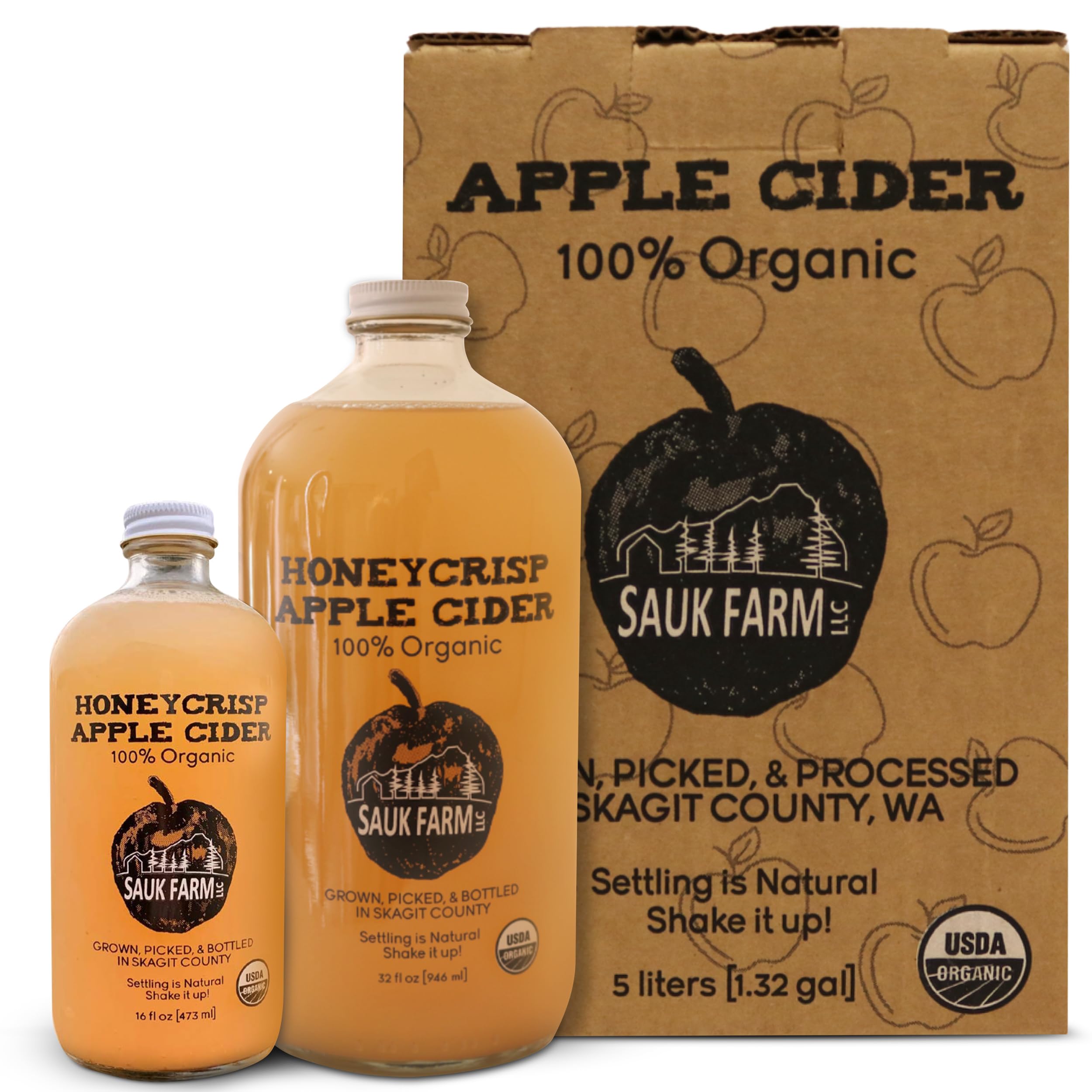 Organic Honeycrisp Apple Cider, 32 Fz