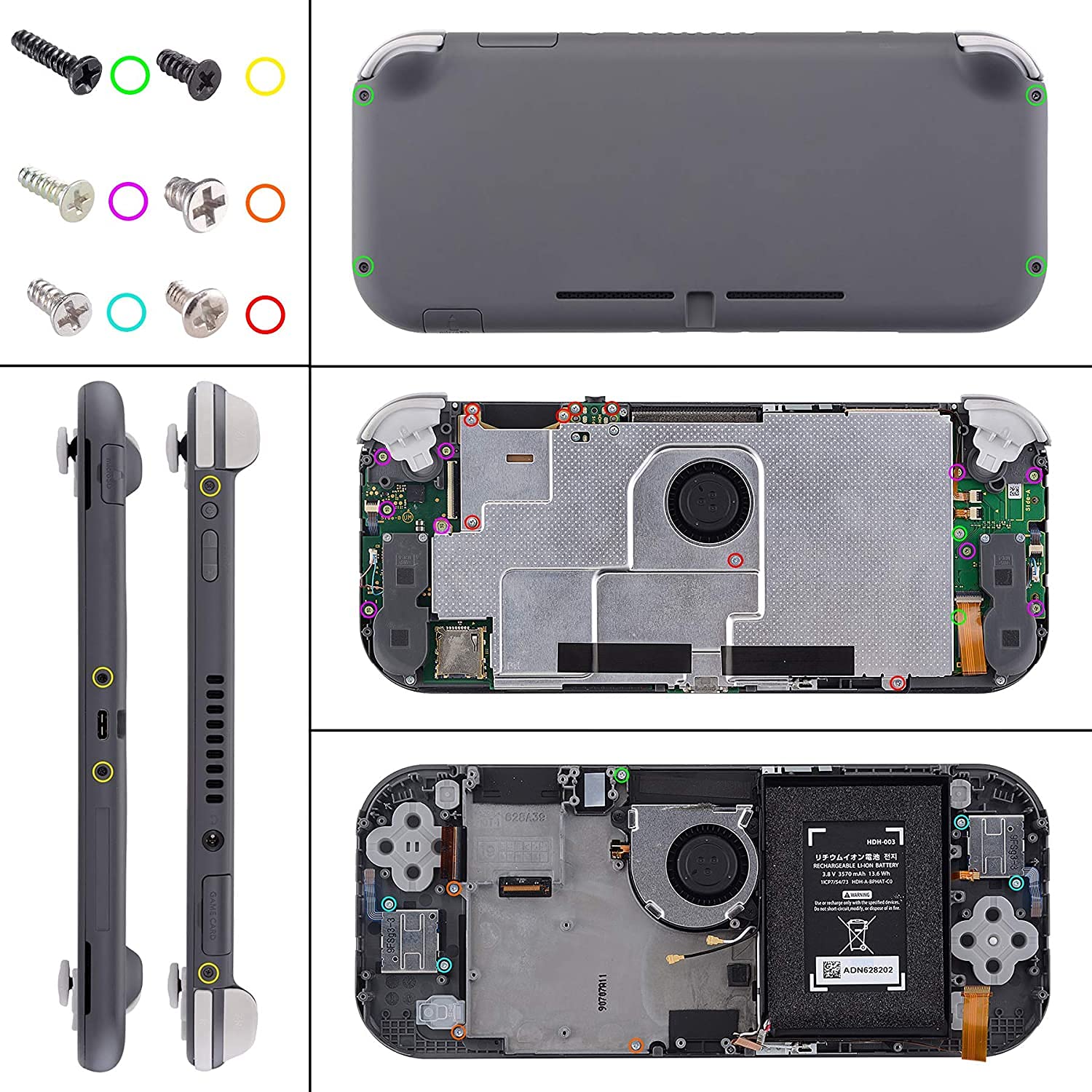 Amazon.co.jp: eXtremeRate switchライトに対応用光沢がある交換ボタン