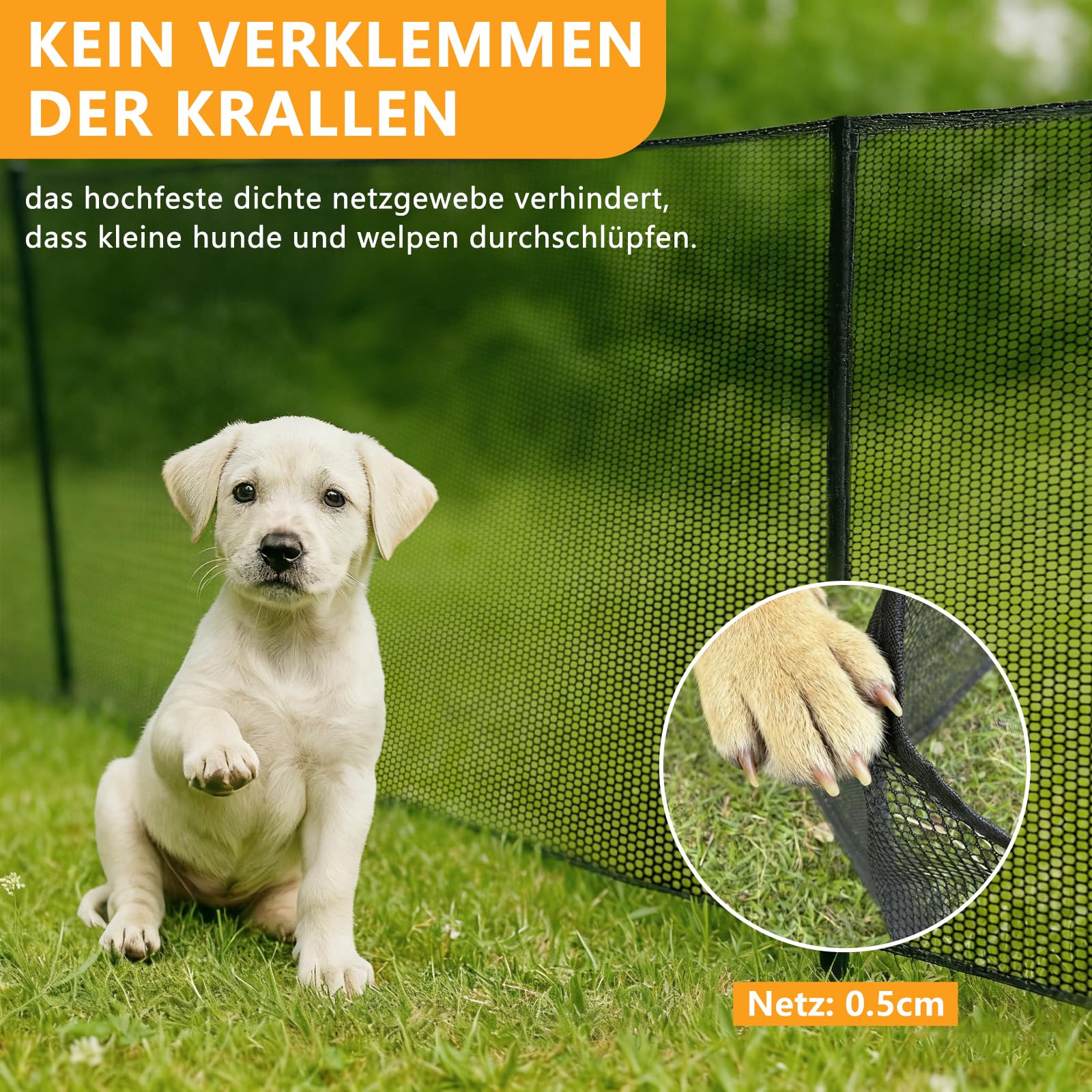 Hundezaun Camping– Mobiler Zaun Hund Tragbar, Mobiler Hundezaun Polyester, Campingzaun Hund, 12M Gesamt­Länge Hundeauslauf– Faltbar Zaun für Hunde Ideal für Camping, Garten und Andere Outdoor-Bereiche
