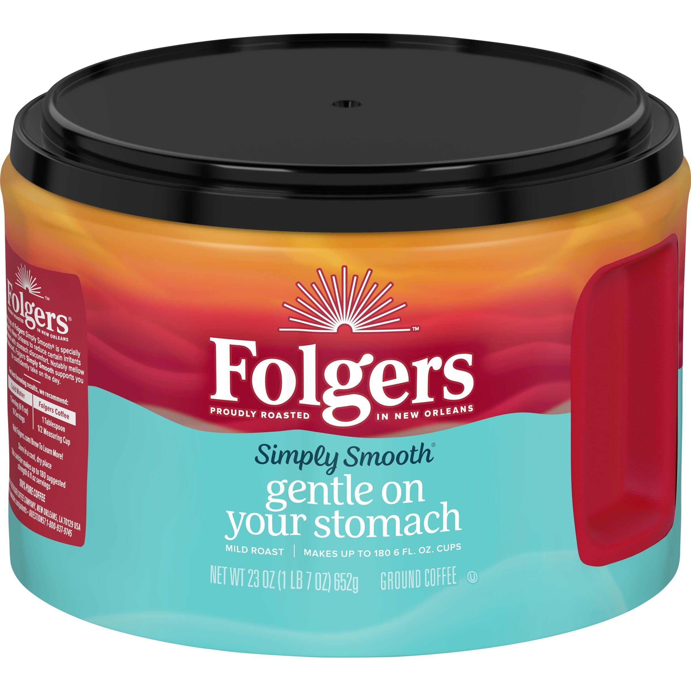 Folgers Simply Smooth Coffee, 652 g
