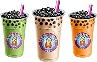 Vista 6 de Buddha Bubbles Boba - Mezcla de bebida en polvo prémium de té Boba/Bubble Tea de Buddha Bubbles Boba 1 kilo (2.2 libras) (35.27 oz)