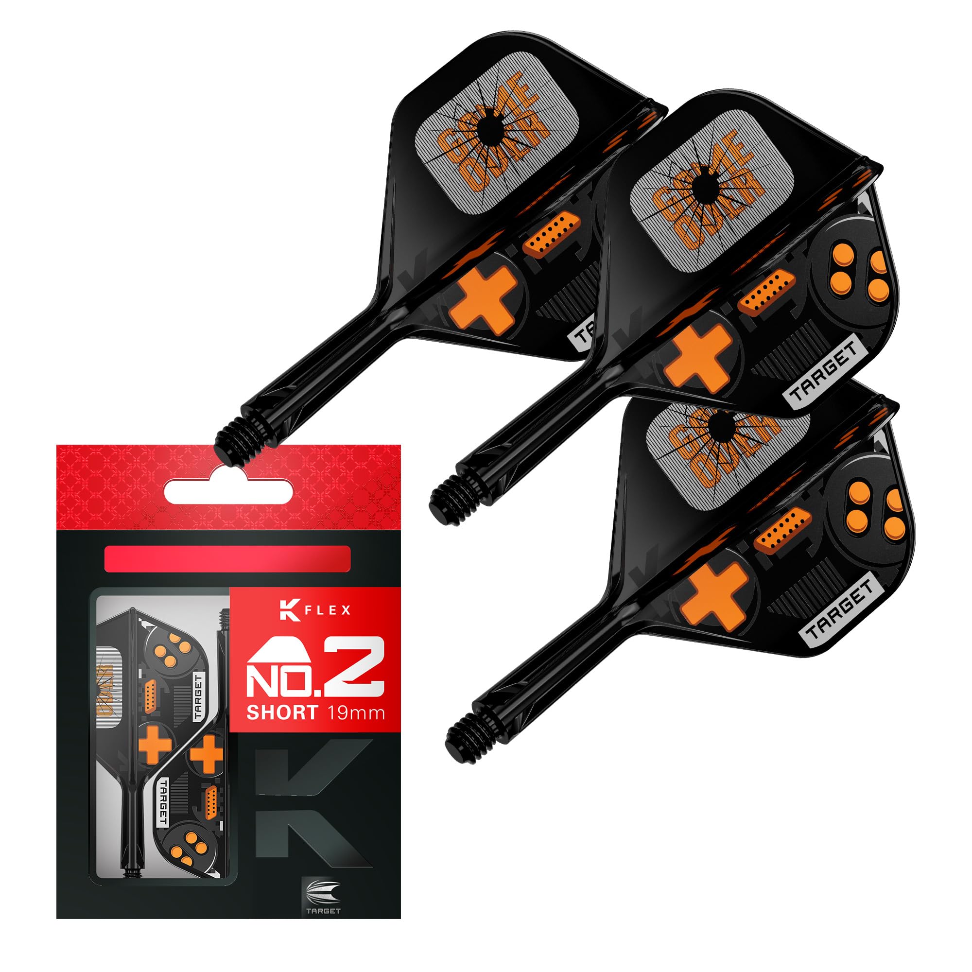 Amazon.co.jp: Target Darts K-FLEX FLIGHT GAME OVER| PRESS START