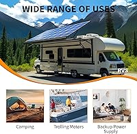 Vista 6 de Batería LiFePO4 de 12 V 300 Ah 3840 Wh de litio de alta energía con batería de ciclo profundo BMS 15000+ de 200 A, vida útil de 10 años para RV