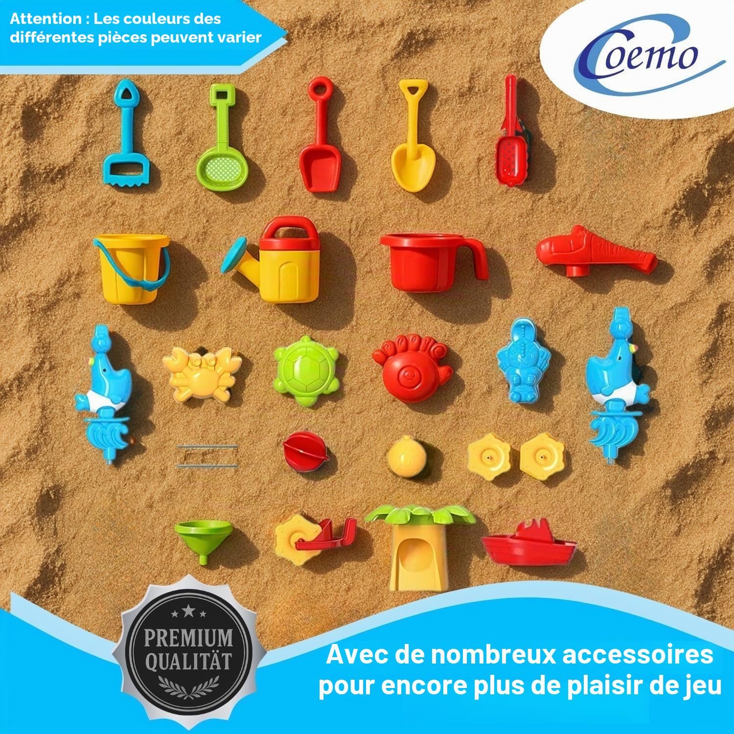 Table de Jeu Narus XL à Sable et Eau - 3 Bacs Séparés, Tabouret, pour Enfants, Extérieur, Balcon et Jardin - Bac à Sable avec Jouets et Table de Plantation