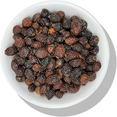 Miniatura 1 de Rosa Canina - Rosa mosqueta de 8 onzas – Dogberry, Briar Witches' Briar, Rose Haw y Rose Hep – Bolsa de pie resellable para garantizar la frescura