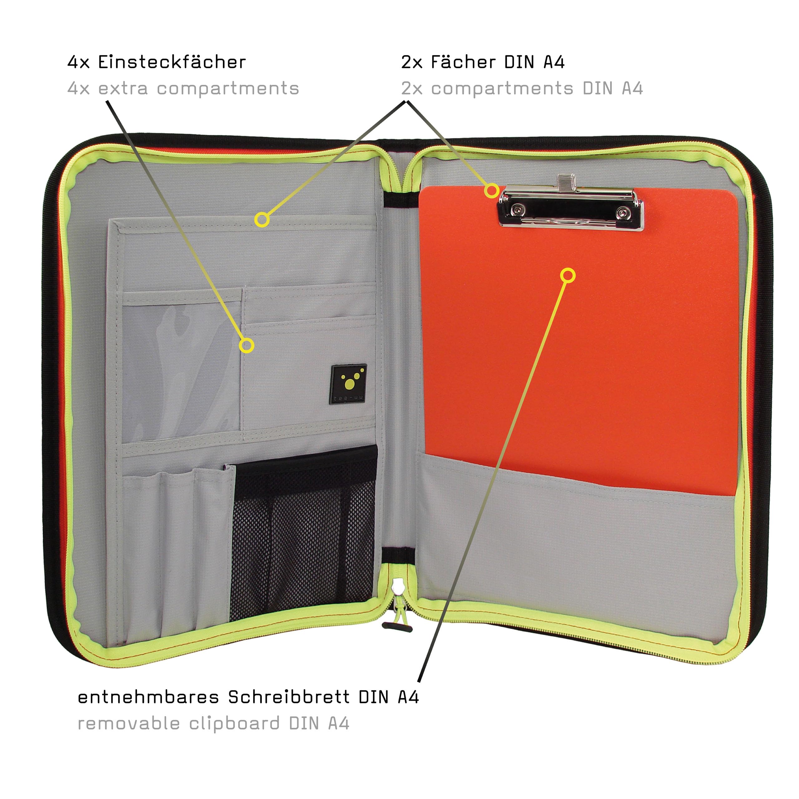 tee-uu TEAM Organisateur (rouge) 26 x 37,5 x 3 cm