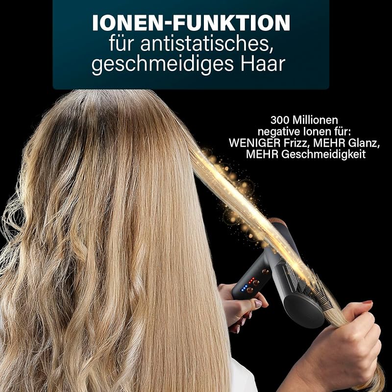 Princess Airstyler Pro 7az1-ben Hajstyler 2000W Ionos Technológia Utazótáskával