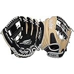 Rawlings | SURE CATCH T-Ball & Youth Baseball Glove | Right Hand Throw | 11 | Black/Camel