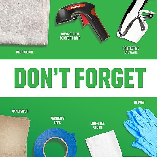 Vista 378 de Rust-Oleum Farm & Implement 280165-2PK - Pintura esmaltada, galón, negro brillante, paquete de 2