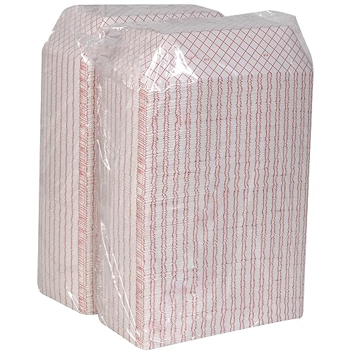 Miniatura 4 de Dixie 5 Bandeja de papel recubierto de polietileno de GP PRO Georgia-Pacific Kant Leek cuadros rojos 5 libras RP5008 500 unidades 250 bandejas por