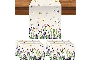 Rustic Floral Easter Table Décor