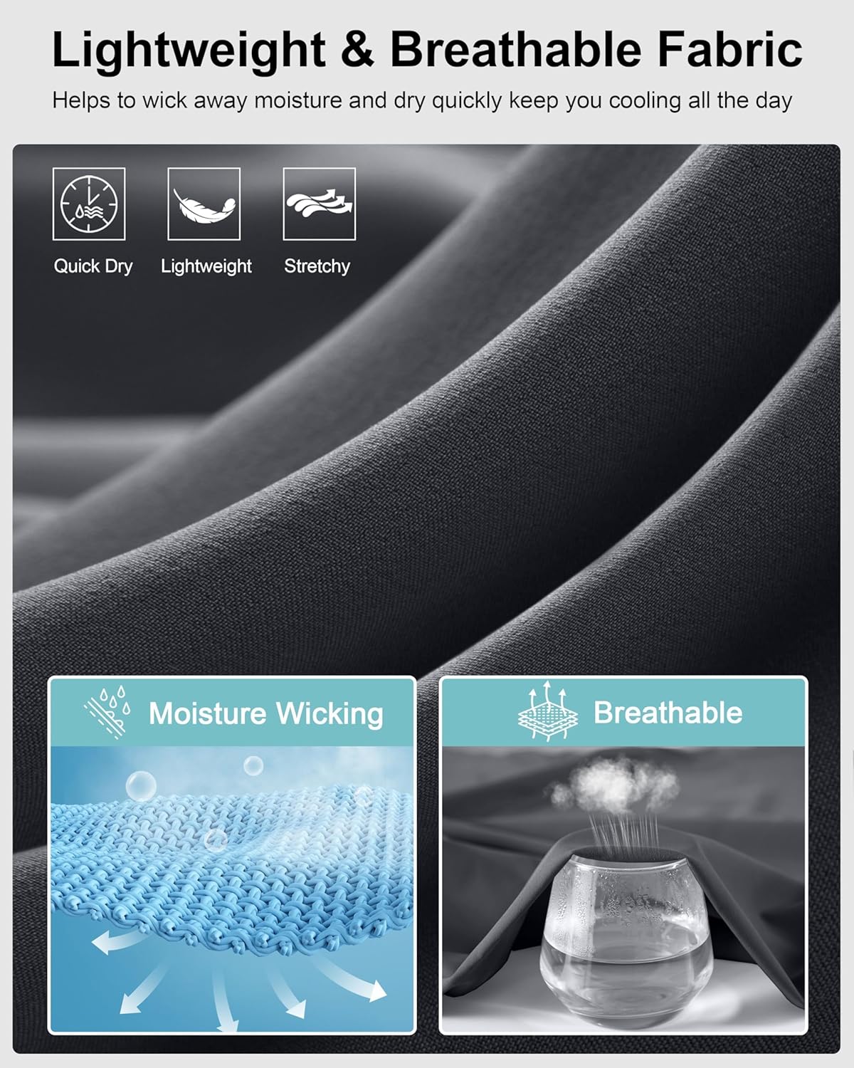 G Gradual Men's Athletic Running Shorts with Zipper Pockets Quick Dry 7"/ 5"/ 9" Workout Gym Shorts for Basketball Hiking - Image 6