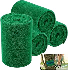 Frienda Kit de protetores de árvore de 4 peças para Slacklines protetor de tronco de árvore protetor de árvore envoltórios de feltro antiderrapante para uso ao ar livre para Ninja Ziplines Slackline