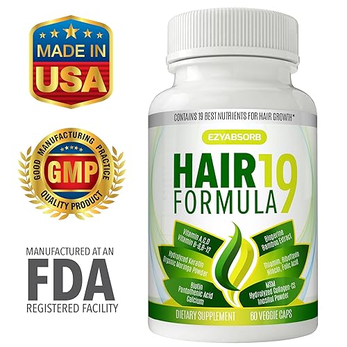 Miniatura 2 de Vitaminas para el cabello – Formuladas científicamente para nutrir los folículos pilosos y el cuero cabelludo para adelgazar el cabello, un nuevo