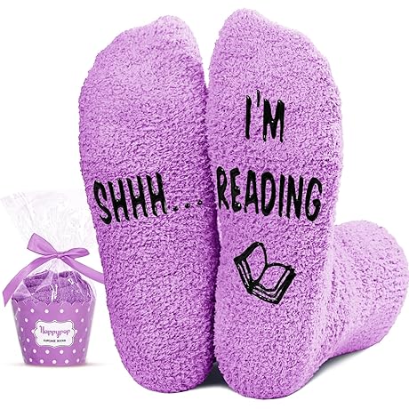 HappyPop Reading Socks for Book Lovers: The Perfect Book Lover Gifts