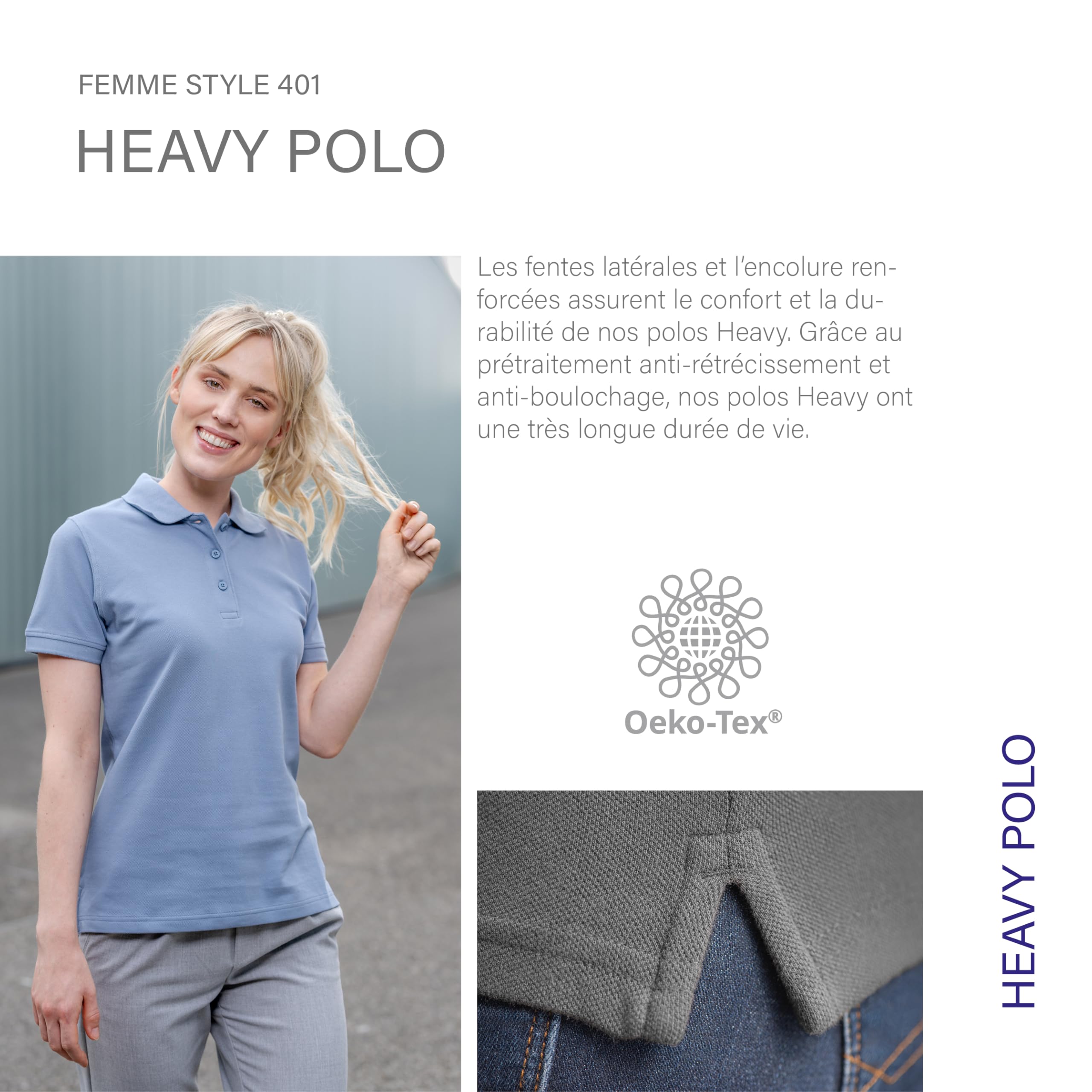 HRM 401 Polo Shirt Femme
