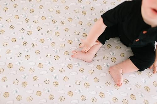 Miniatura 4 de Copper Pearl Sábanas de punto prémium para cuna de bebé para niños y niñas, transpirables y suaves, sábanas ajustables para colchones de bebé