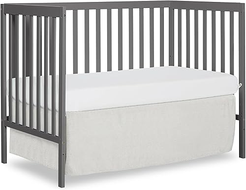Miniatura 6 de ARCLIS Cuna convertible 5 en 1, se convierte fácilmente de cuna de bebé a cama infantil, sistema de soporte de colchón de altura ajustable de 3