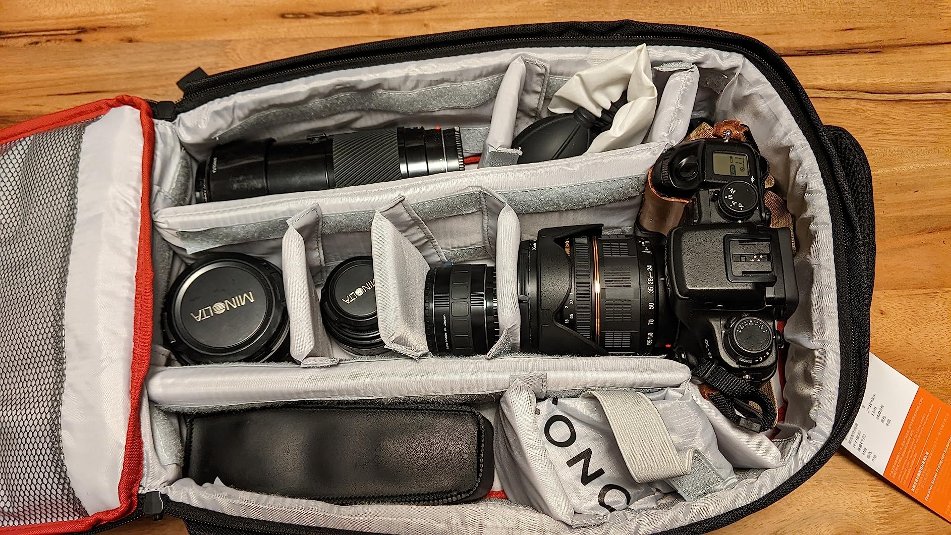 カメラの運搬に