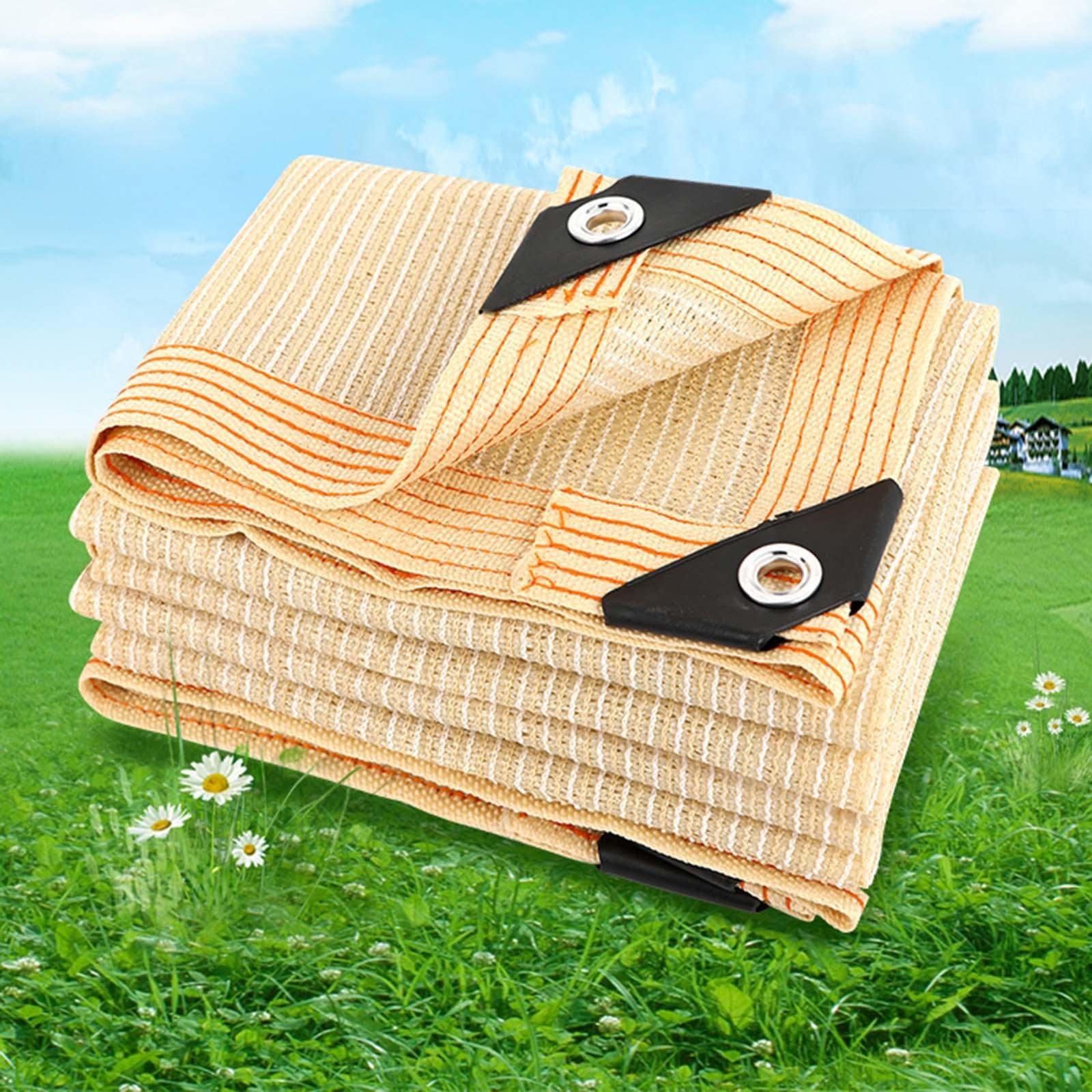 GLDYTVF Beige UV Protection Shade Net for Garden Cover Fabric 1x3m (3.3 * 9.8ft) Multiple Sizes Pergola Awning Cover Mesh Cloth