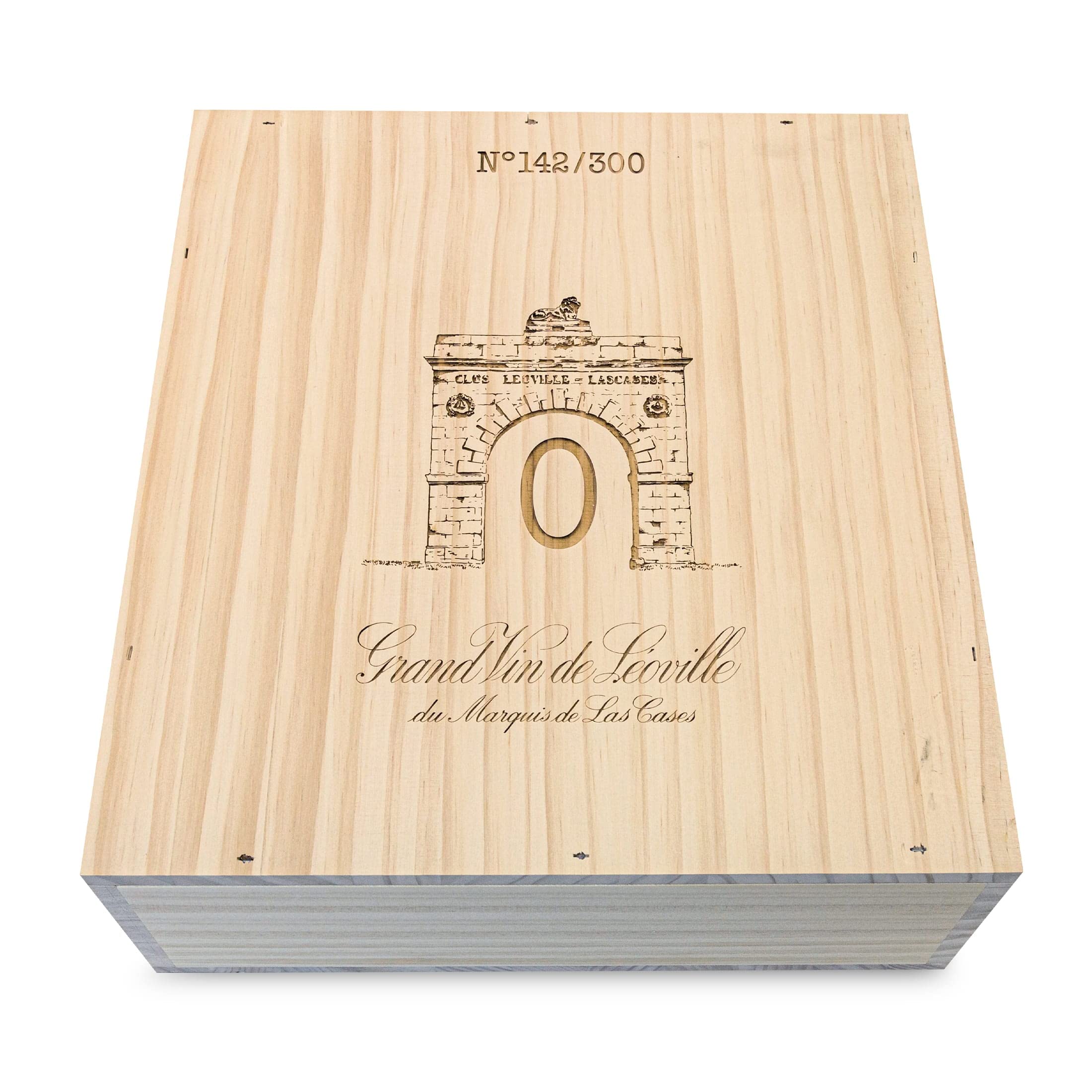 Château Léoville-las-Cases 'Collection 0' - 3 Magnum-Flaschen Rotwein trocken (1,5 l) in limitierter Holzbox - Bordeaux Frankreich