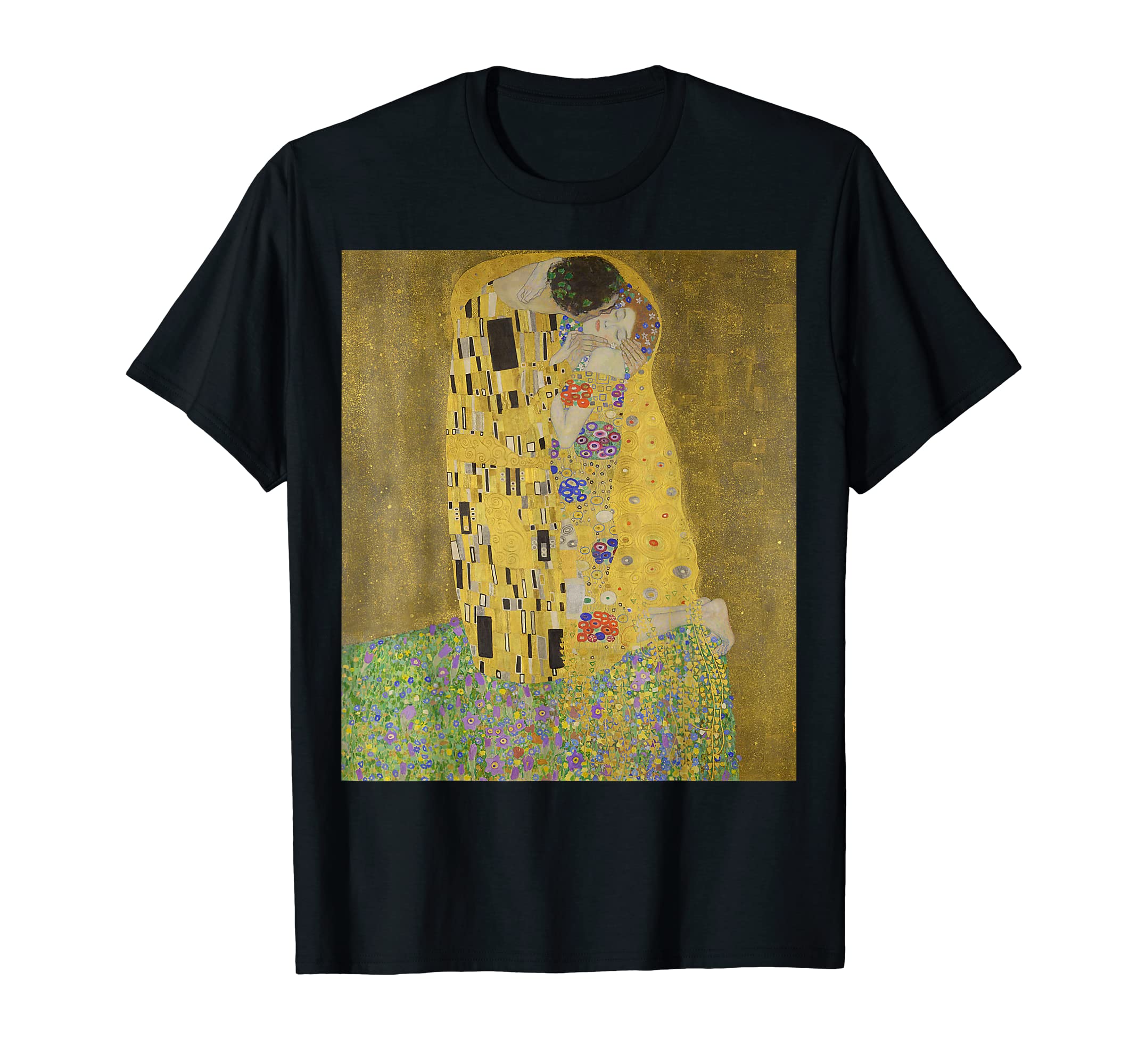 Artist Museum Tee ShirtsThe Kiss by Gustav Klimt T Shirt T-ShirtOEKO-TEX STANDARD 100