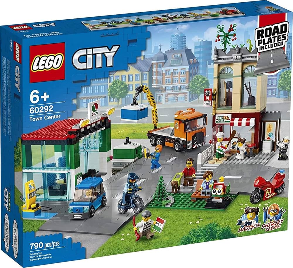 よ Amazon.com: LEGO City Town Center 60292 Building Kit; Cool